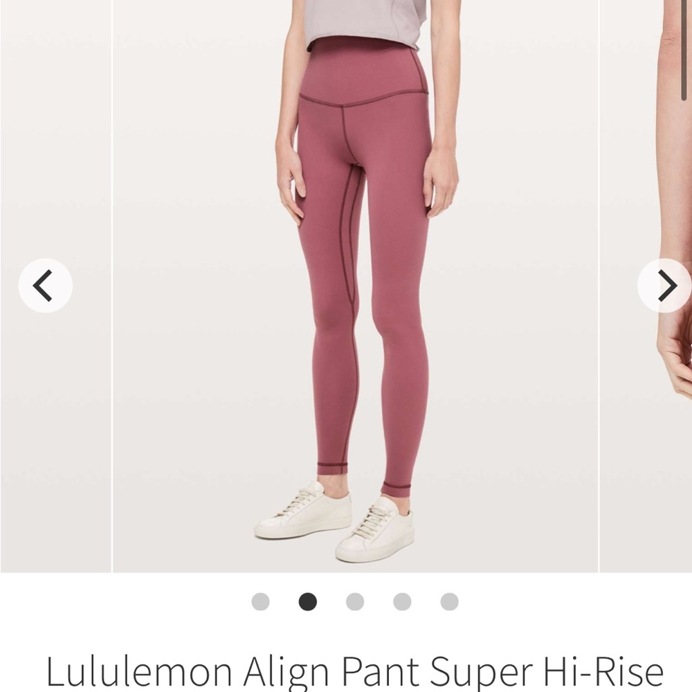 Lululemon Align Pant Super Hi Rise 28